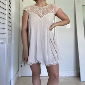 Baby doll embroidered dress